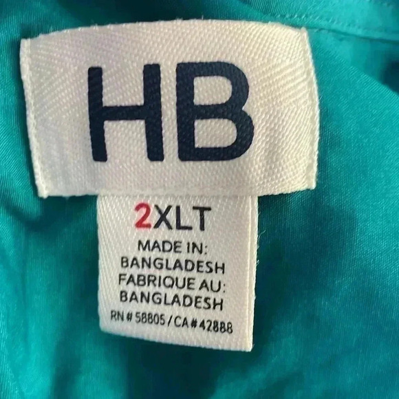 Harbor Bay 2XLT Short Sleeve Men’s Button Down Shirt - Picture 5 of 8